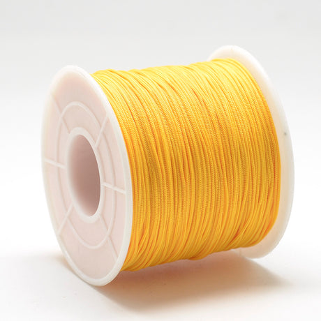 Polyester Tråd, 0,5mm,gul, 120m