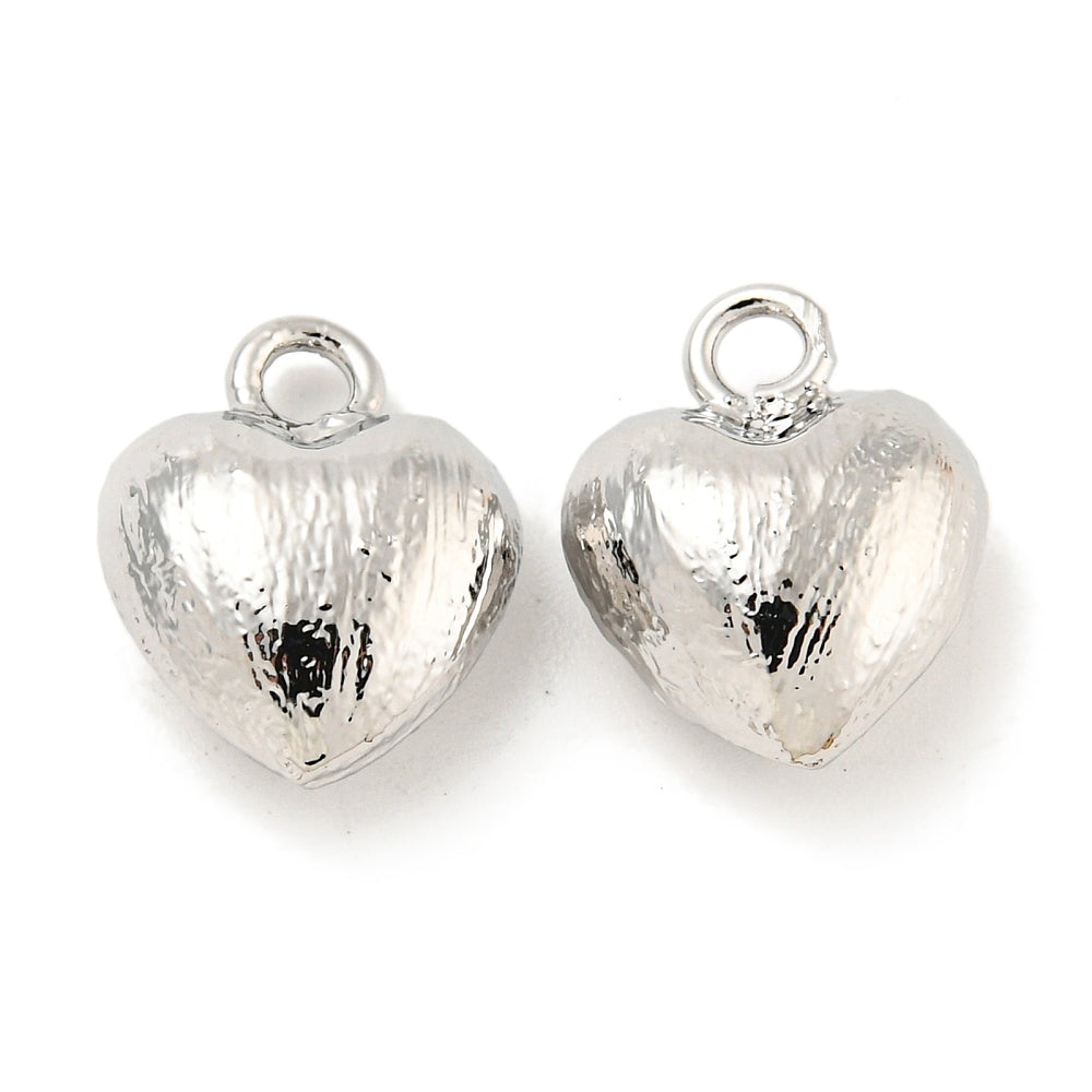 Heart pendant with clear zirconia stone