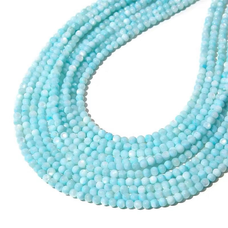 Shell Beads, 4mm