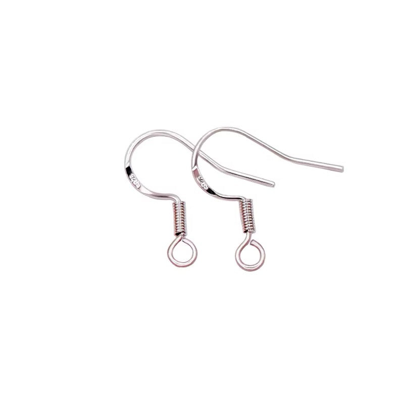 Sterling Silver 925 Ear Hook, 19x17mm