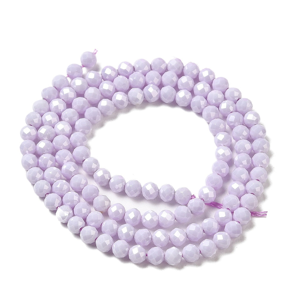 Zirconia Beads, Purple, 3mm