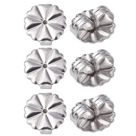 Bagstopper Flower Bagstoppere, 10x 5,5 mm, vandfast stål, 3 par-