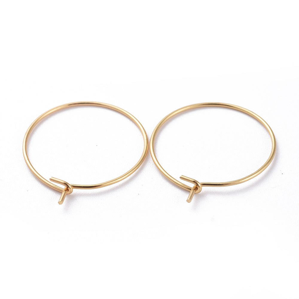 creoler Creoler/Hoops, 18K Forgyldt, 20x0.7mm, 1 Par