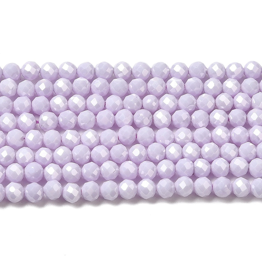 Zirconia Beads, Purple, 3mm