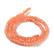 Glasperler Glasperler, Orange, 4x3 mm