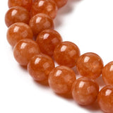 Jade Jade, orange  Runde, 8-8,5mm