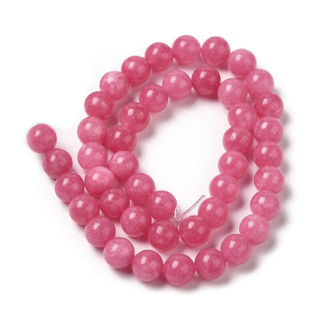 Jade Jade, pink,  Runde, 8-8,5mm