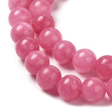 Jade Jade, pink,  Runde, 8-8,5mm