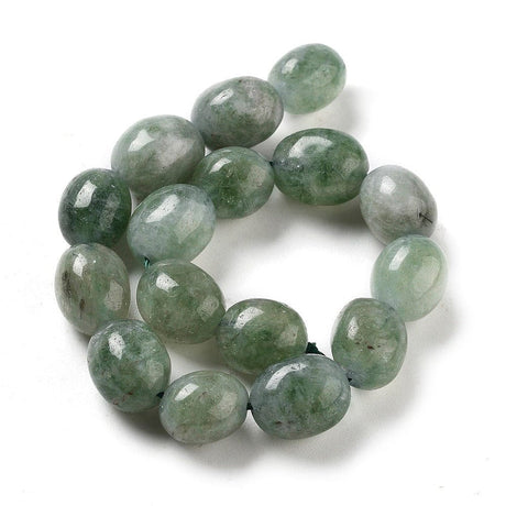 Jade Malaysia Jade, Oval Perle, 13x10mm