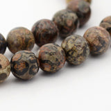 Jasper Leopard skin Jasper, Brun, 12 mm