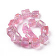 Kvarts Perler Kvarts Nuggets, Pink/Rosa, 8-14mm