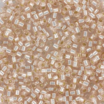 miyuki beads Miyuki Delica Perler, DB1203, Silverlined Pink Mist, 11/0