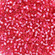 miyuki beads Miyuki Delica Perler, DB1338, Silverlined Dyed Rose, 11/0