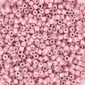 miyuki beads Miyuki Delica Perler, DB210, Opaque Luster Antique Rose, 11/0