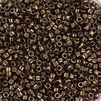 miyuki beads Miyuki Delica Perler, DB22, Metallic Dark Bronze, 11/0