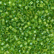 miyuki beads Miyuki Delica Perler, DB2376, Fancy Lined Chartreuse, 11/0