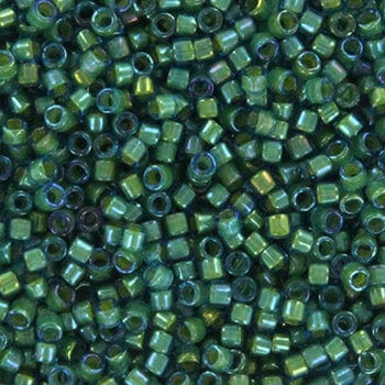 miyuki beads Miyuki Delica Perler, DB2381, Fancy Lined Spruce, 11/0