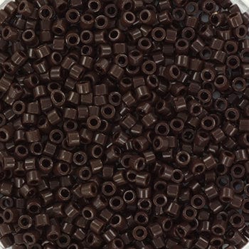 miyuki beads Miyuki delica's 11/0 - opaque chocolate 734