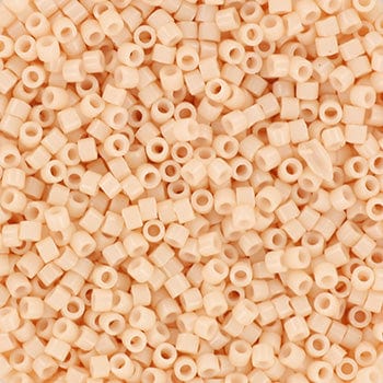 miyuki beads Miyuki delica's 11/0 - opaque light peach 1492-1