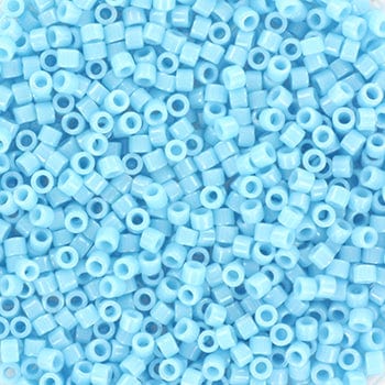 miyuki beads Miyuki delica's 11/0 - opaque luster turquoise blue 215