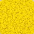 miyuki beads Miyuki delica's 11/0 - opaque matte canary 1582