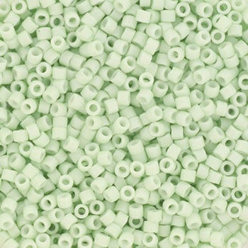 miyuki beads Miyuki delica's 11/0 - opaque matte light mint 1516