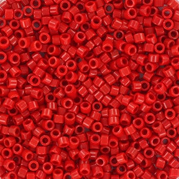 miyuki beads Miyuki delica's 11/0 - opaque red 723