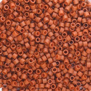 miyuki beads Miyuki delica's 11/0 - opaque sf dyed sienna 794