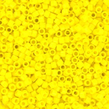 miyuki beads Miyuki delica's 11/0 - opaque yellow 721