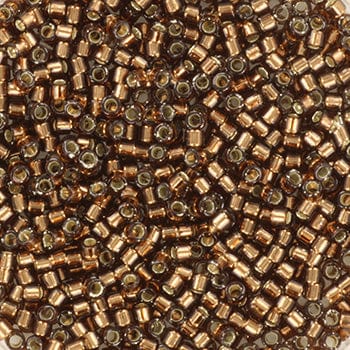 miyuki beads Miyuki delica's 11/0 - silverlined root beer 150