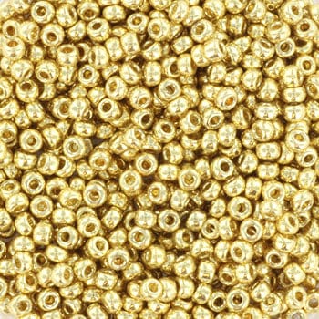 miyuki beads Miyuki Rocailles Perler, RR 5101, Duracoat Galvanized Pale Gold, 11/0