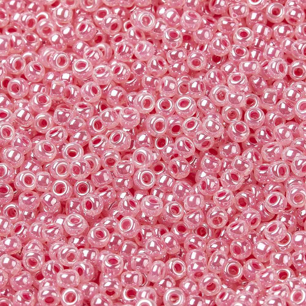 miyuki beads Miyuki Rocailles Perler, RR 535, Carnation Pink Ceylon, 8/0