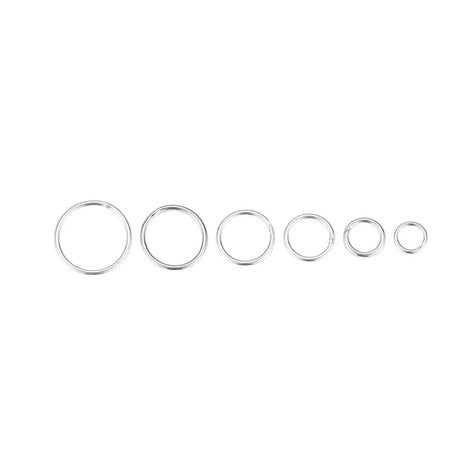 O-ringe Øsken/O-Ringe, Sterling Sølv 925, 5x0,7 mm, 10 Stk