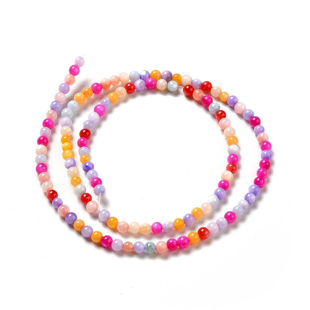 Shell beads, color mix, 3mm – Uniq Perler