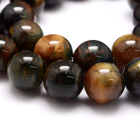 Pandahall Tiger Eye 8 mm mørk Tiger Eye/Tiger øje