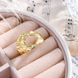 Ring Justerbar ring, langtidholdbar forgyldning,organsisk look