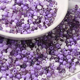 seed beads Lilla Glas Perle Mix, Seed Beads, 2-3,5 mm, 20 gram