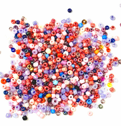 seed beads Seed Beads, Perlemor Mix Farver, 2mm, 12/0