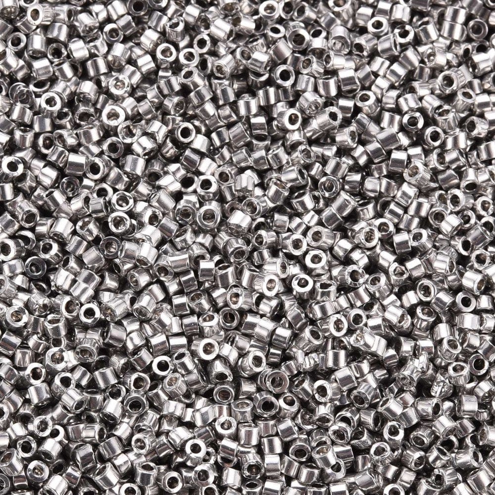 seed beads Uniq Seed Beads, metallic, 1,5x2 mm, 10 gram