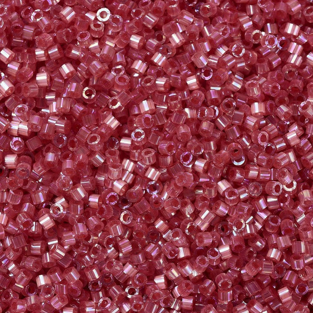 Pandahall miyuki beads DB 1865 Miyuki Delica Silk Inside Dyed Berry ab11/0