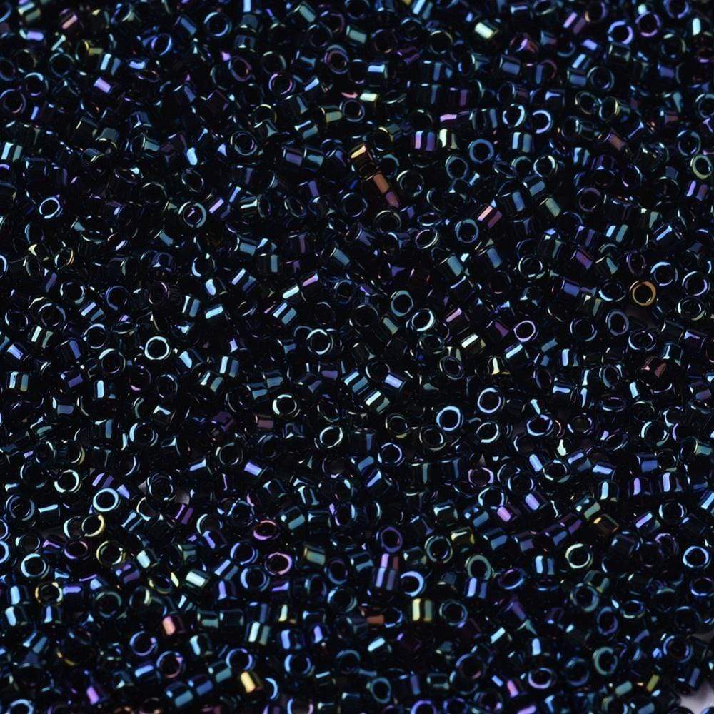 Perline Miyuki® 11/0 Ceylon Dark Sky Blue (54773) - Adamanteshop