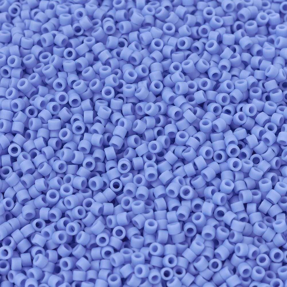 Miyuki Delica Beads, DB 0760, Matte Opaque Periwinkle, 11/0