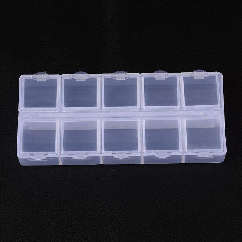 Bead container - 28 compartments - 17x10.5 cm