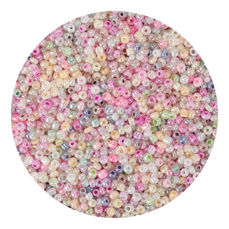 Uniq Perler seed beads 12/0- ca 2 mm seed Beads i pastel farver